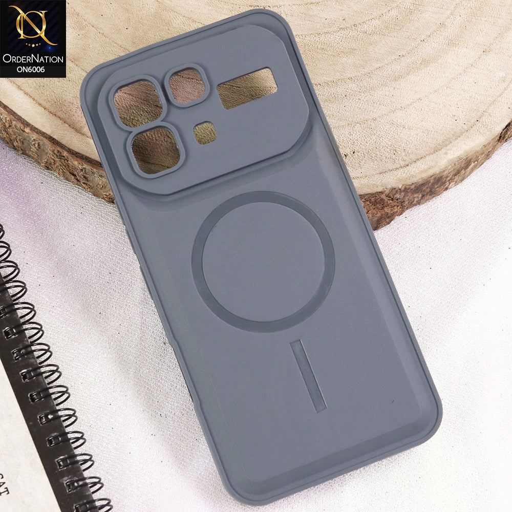 Infinix Note 60 Cover - Grey - Matte Frosted Armor Case with Camera Protection – X-Level (Slim & Shockproof)