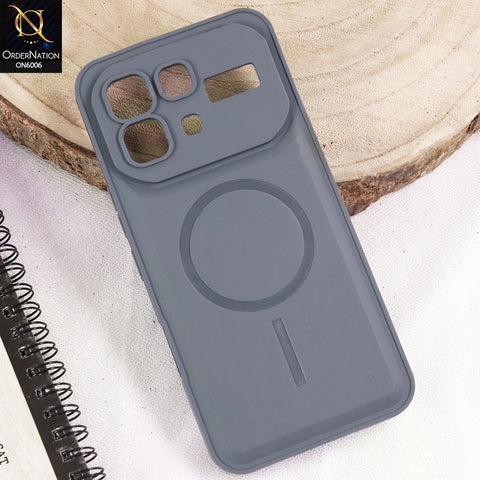 Infinix Note 60 Cover - Grey - Matte Frosted Armor Case with Camera Protection – X-Level (Slim & Shockproof)