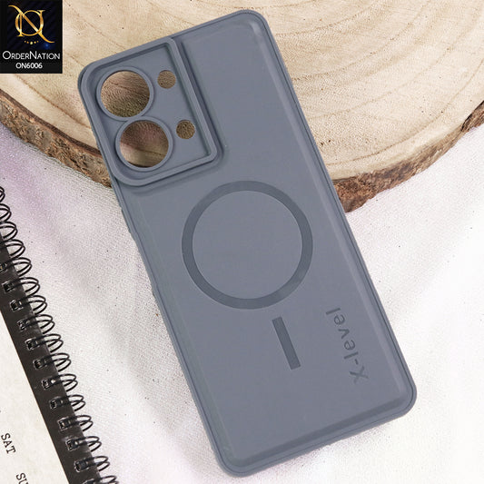 Vivo Y05 Cover  - Grey - Matte Frosted Armor Case with Camera Protection – X-Level (Slim & Shockproof)