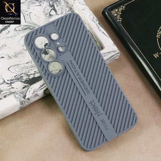 Tecno Camon 50 4G Cover  - Grey - Premium Zigzag Design Soft Silicone Anti-Shock Protective Cover