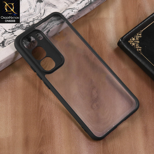 Infinix Hot 60 Pro Plus - Black  -  New Shockproof PC Hard Shell Transculant Flexibel Bumper Phone Case