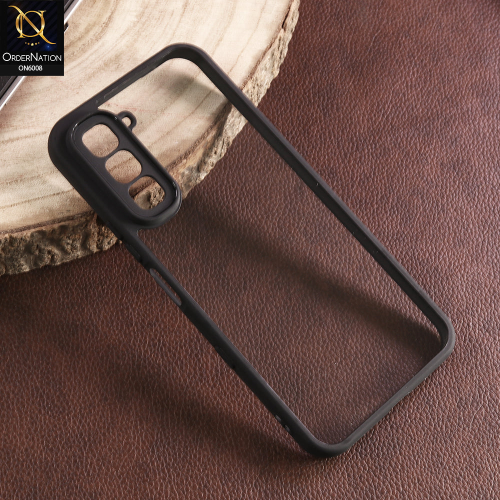 Infinix Hot 70 Cover - Black - New Shockproof PC Hard Shell Transculant Flexibel Bumper Phone Case
