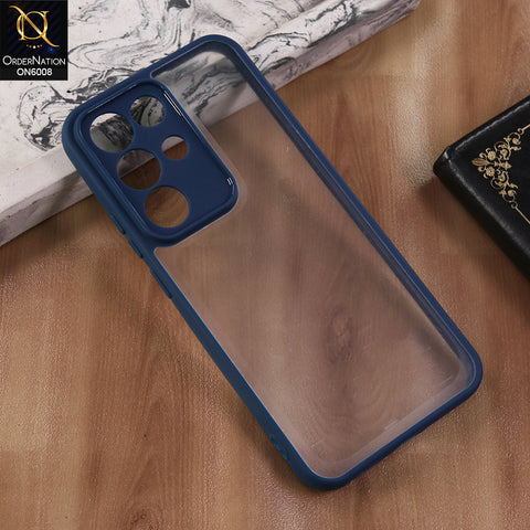 Realme C85 - Blue  -  New Shockproof PC Hard Shell Transculant Flexibel Bumper Phone Case