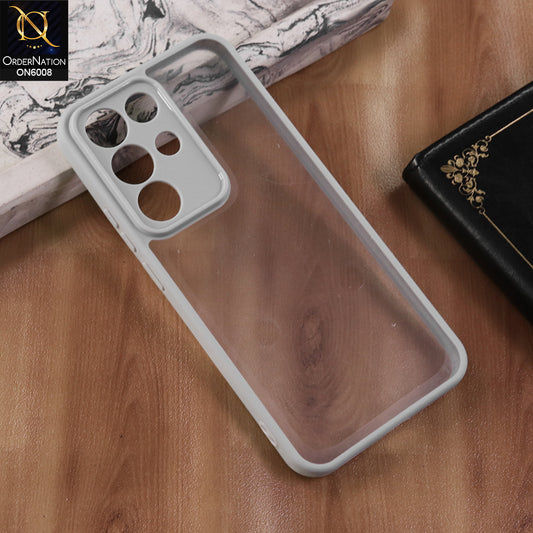 Realme C85 - Gary  -  New Shockproof PC Hard Shell Transculant Flexibel Bumper Phone Case