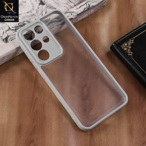 Realme C85 - Gary  -  New Shockproof PC Hard Shell Transculant Flexibel Bumper Phone Case