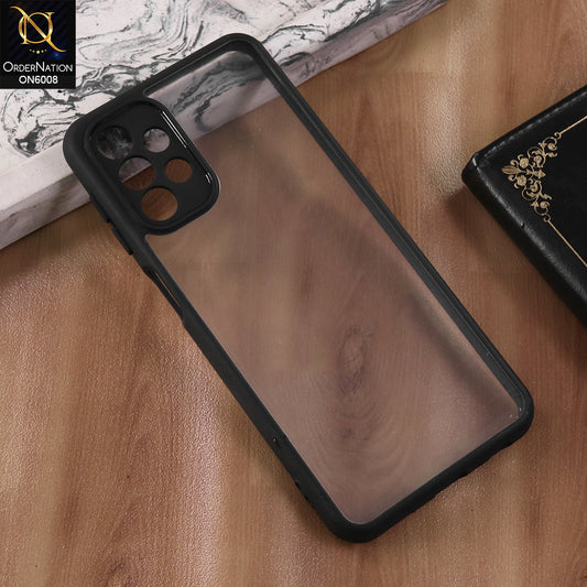 Samsung Galaxy A13 - Black  -  New Shockproof PC Hard Shell Transculant Flexibel Bumper Phone Case