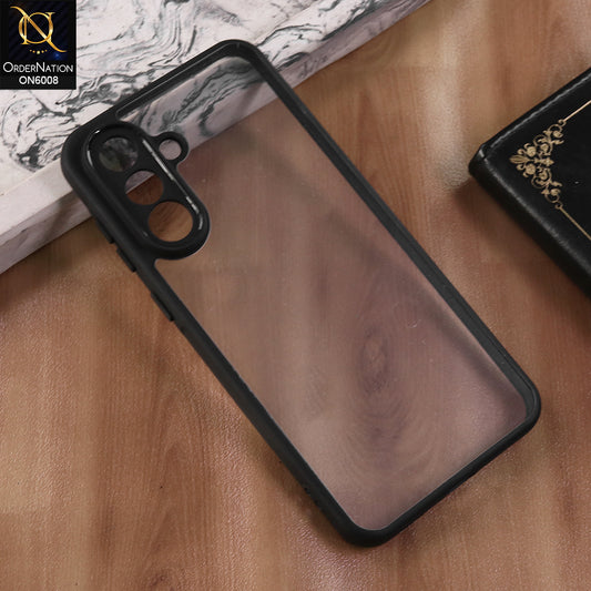Samsung Galaxy A17 - Black  -  New Shockproof PC Hard Shell Transculant Flexibel Bumper Phone Case