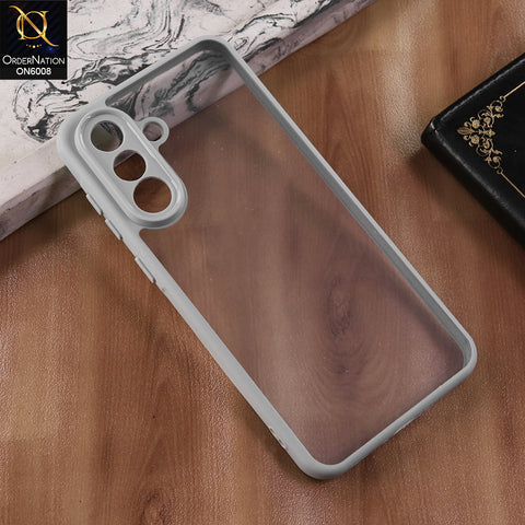 Samsung Galaxy F17 - Gary  -  New Shockproof PC Hard Shell Transculant Flexibel Bumper Phone Case