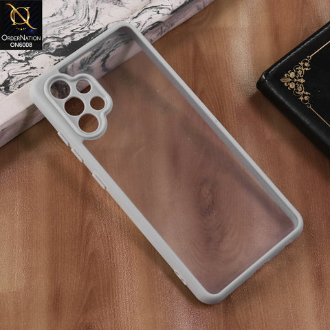Samsung Galaxy A32 - Gary  -  New Shockproof PC Hard Shell Transculant Flexibel Bumper Phone Case