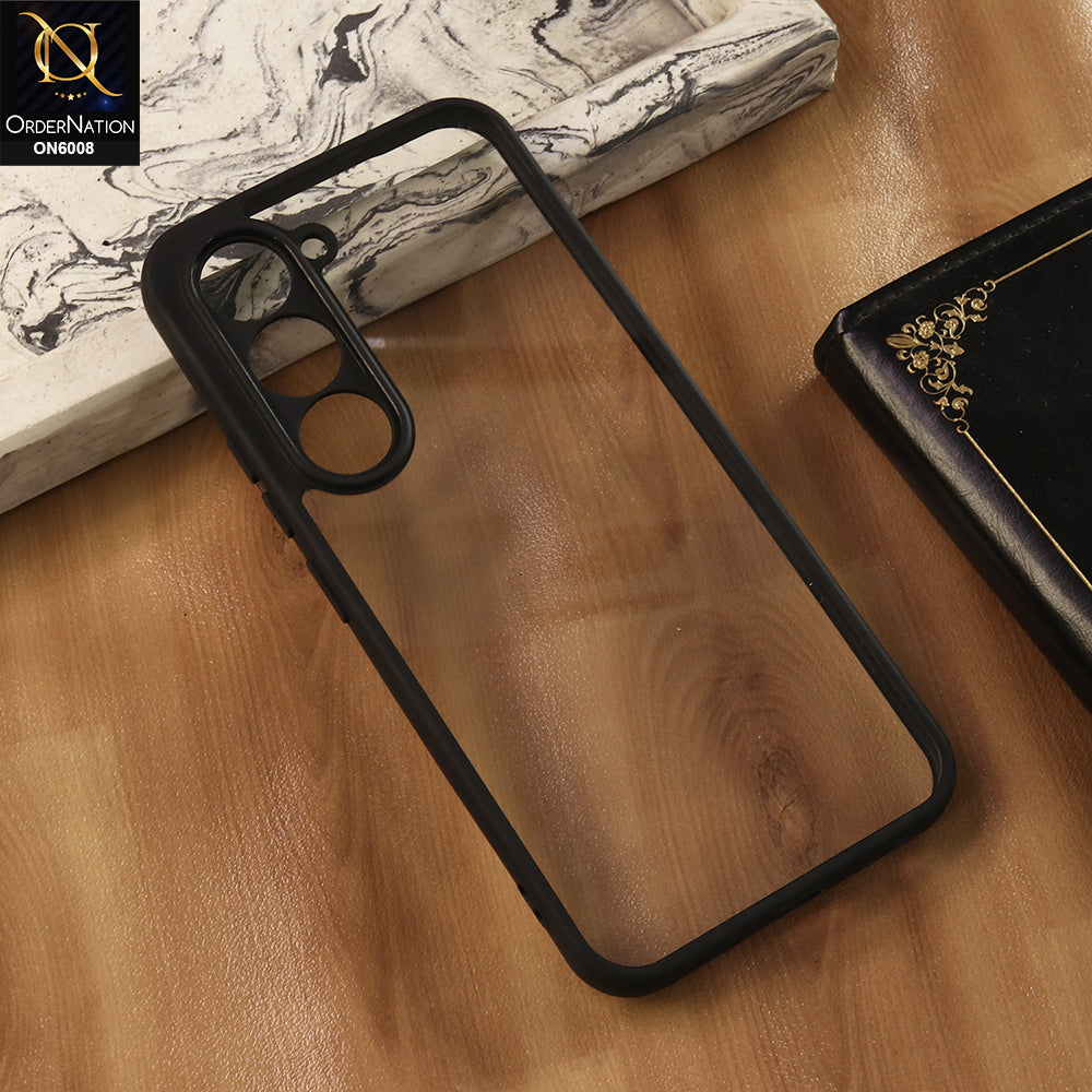 Tecno Spark 40 Pro Cover - Black -  New Shockproof PC Hard Shell Transculant Flexibel Bumper Phone Case