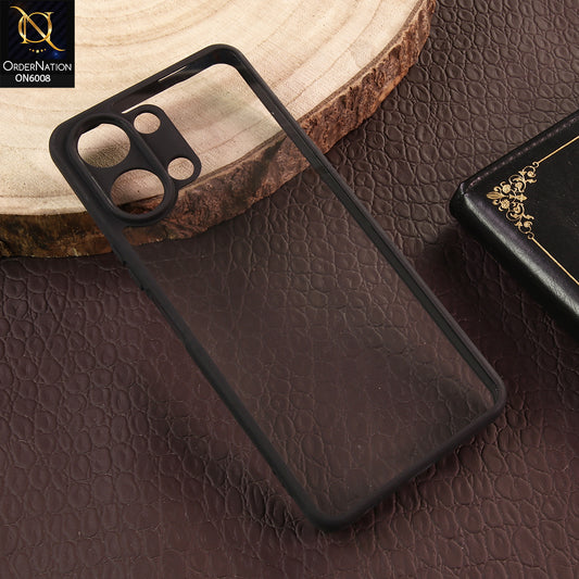 Vivo Y05 Cover - Black - New Shockproof PC Hard Shell Transculant Flexibel Bumper Phone Case