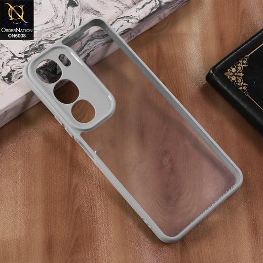 Vivo Y19s - Gary  -  New Shockproof PC Hard Shell Transculant Flexibel Bumper Phone Case
