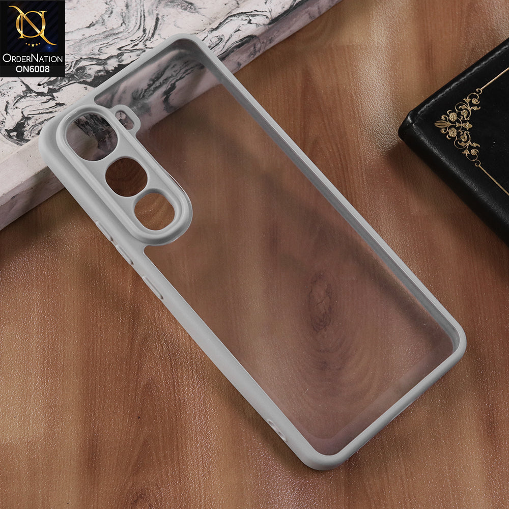 Vivo Y400 - Gary  -  New Shockproof PC Hard Shell Transculant Flexibel Bumper Phone Case