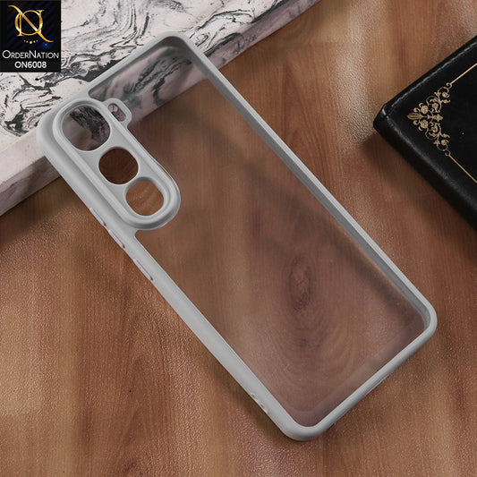 Vivo Y400 - Gary  -  New Shockproof PC Hard Shell Transculant Flexibel Bumper Phone Case