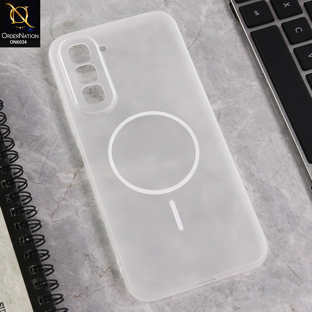 Infinix Hot 70 Cover  - White - New Premium Quality Silicone Case Slim Protective Back Cover