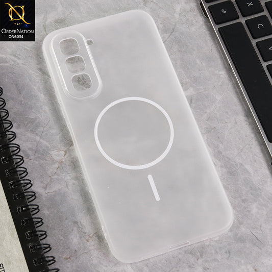 Infinix Hot 70 Cover  - White - New Premium Quality Silicone Case Slim Protective Back Cover