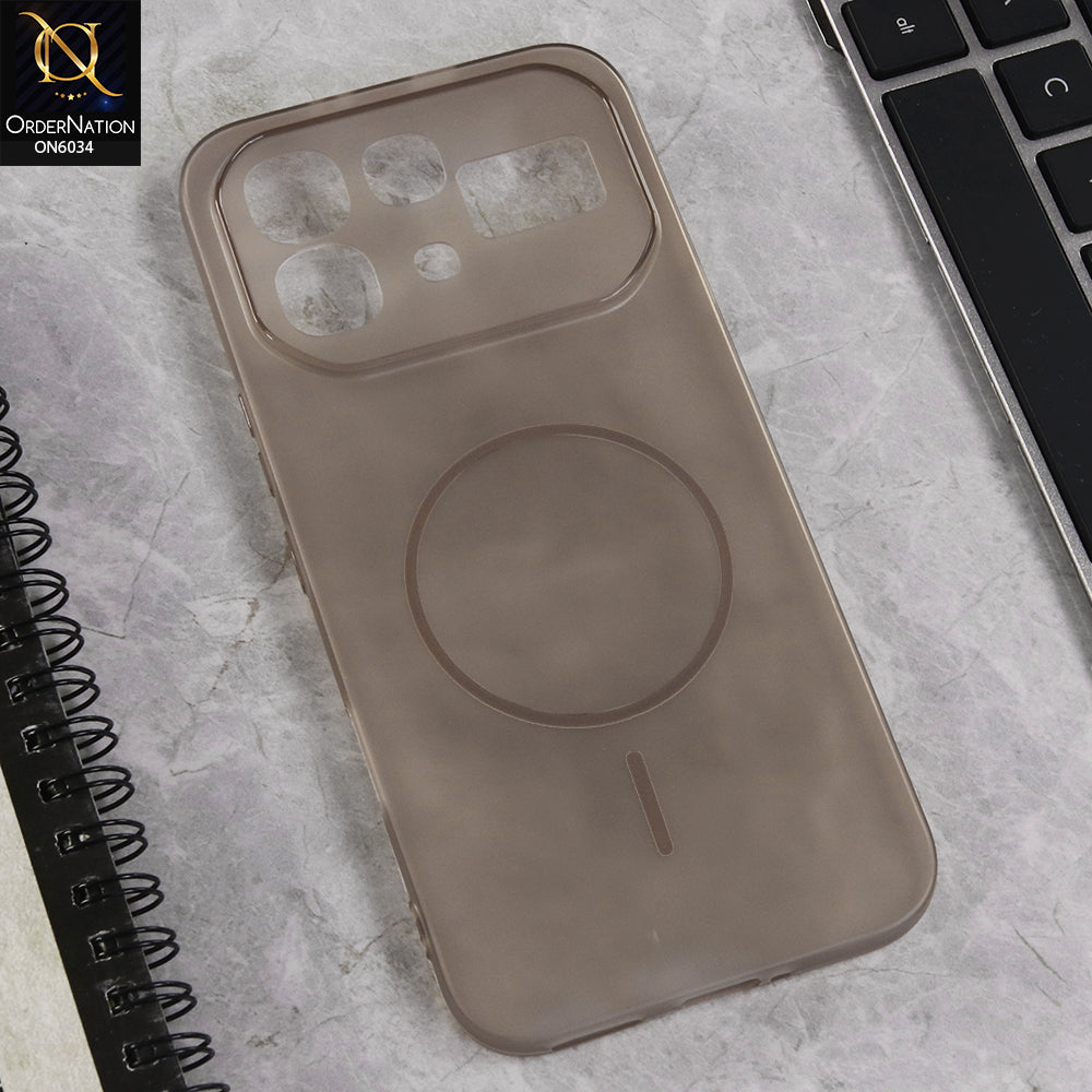 Infinix Note 60 Cover  - Brown - New Premium Quality Silicone Case Slim Protective Back Cover