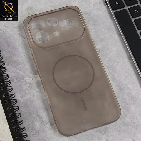 Infinix Note 60 Cover  - Brown - New Premium Quality Silicone Case Slim Protective Back Cover