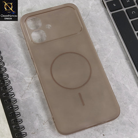 Infinix Smart 20 Cover  - Brown - New Premium Quality Silicone Case Slim Protective Back Cover