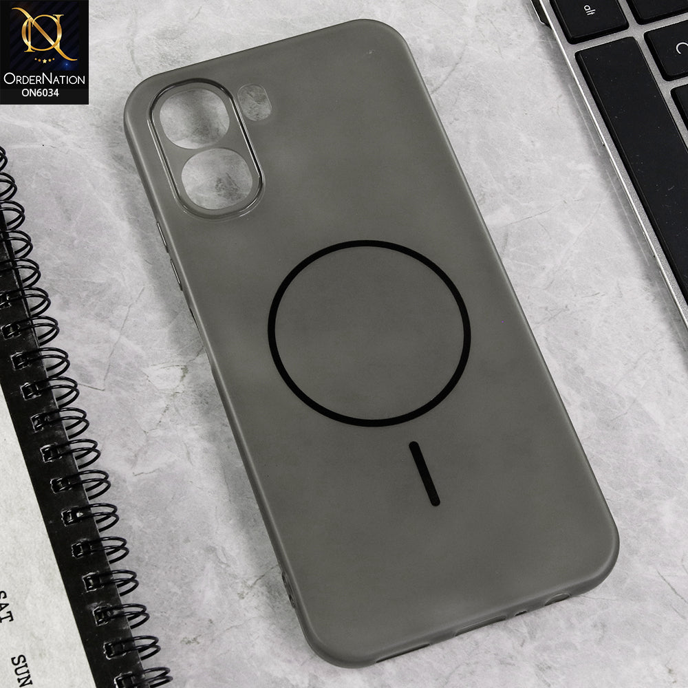 Oppo A6 Cover - Black  - New Premium Quality Silicone Case Slim Protective Back Cover