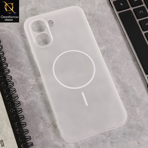Oppo K14x Cover - White  - New Premium Quality Silicone Case Slim Protective Back Cover