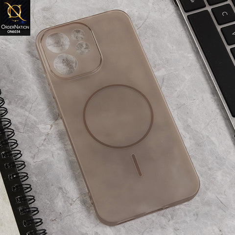 Oppo Reno 15F Cover - Brown  - New Premium Quality Silicone Case Slim Protective Back Cover