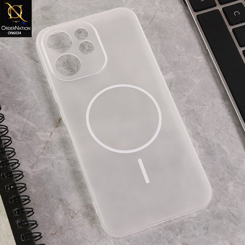 Oppo Reno 15F Cover - White  - New Premium Quality Silicone Case Slim Protective Back Cover