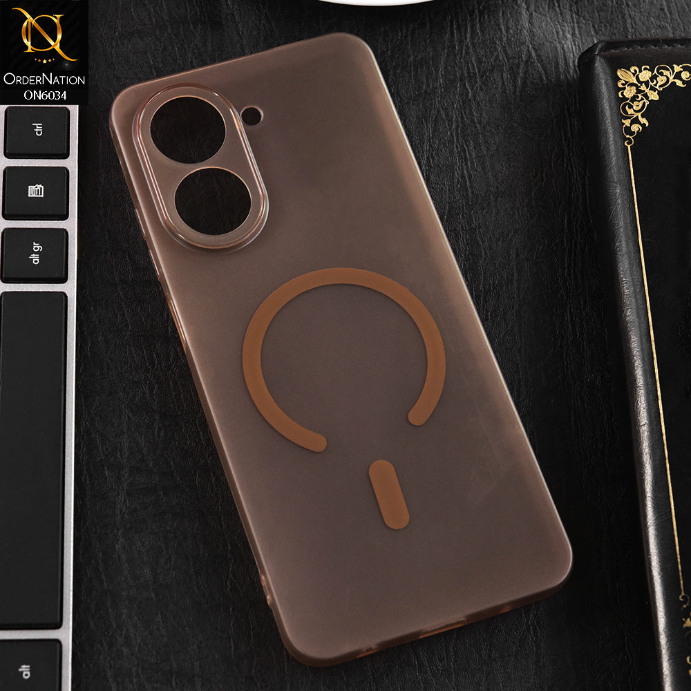 Xiaomi Poco C71 4G Cover - Brown - New Premium Quality Silicone Case Slim Protective Back Cover