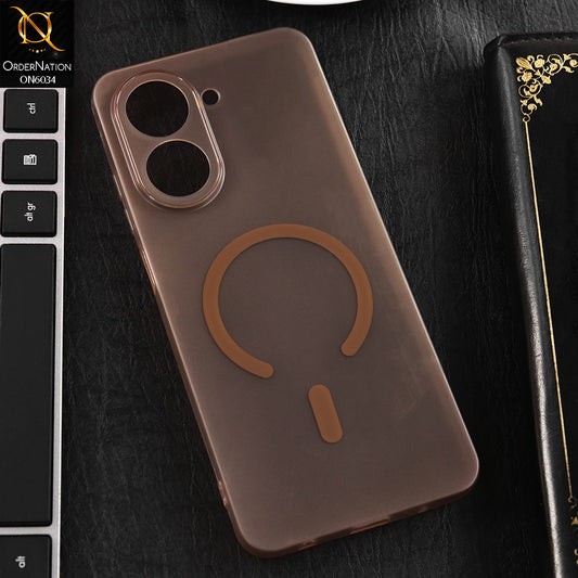 Xiaomi Poco C71 4G Cover - Brown - New Premium Quality Silicone Case Slim Protective Back Cover