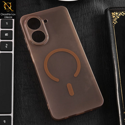 Xiaomi Poco C71 4G Cover - Brown - New Premium Quality Silicone Case Slim Protective Back Cover