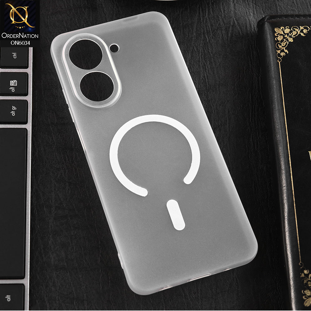 Xiaomi Poco C71 4G Cover - White - New Premium Quality Silicone Case Slim Protective Back Cover