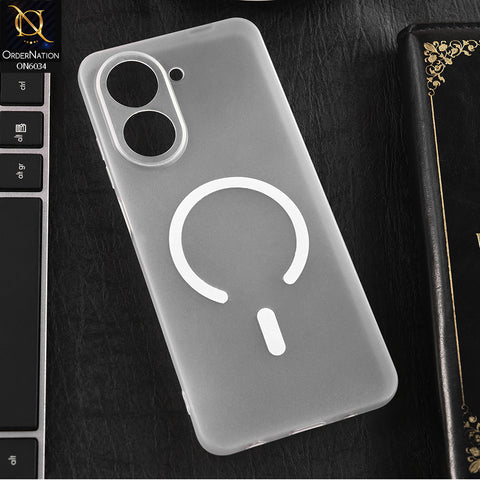 Xiaomi Poco C71 4G Cover - White - New Premium Quality Silicone Case Slim Protective Back Cover
