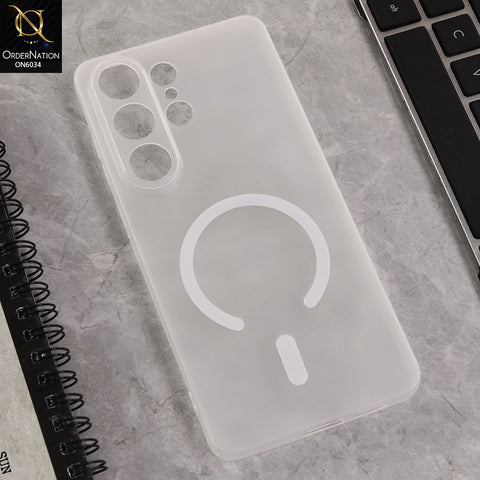 Samsung Galaxy S26 Ultra Cover - White  - New Premium Quality Silicone Case Slim Protective Back Cover
