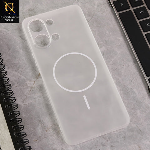 Tecno Spark Go 3 Cover  - White - New Premium Quality Silicone Case Slim Protective Back Cover