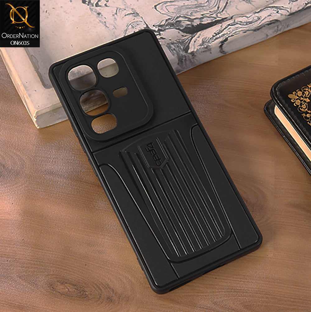 Infinix Note 50 Pro 4G Cover - Black - Premium Shockproof Matte Silicone Phone Case with Camera Protection