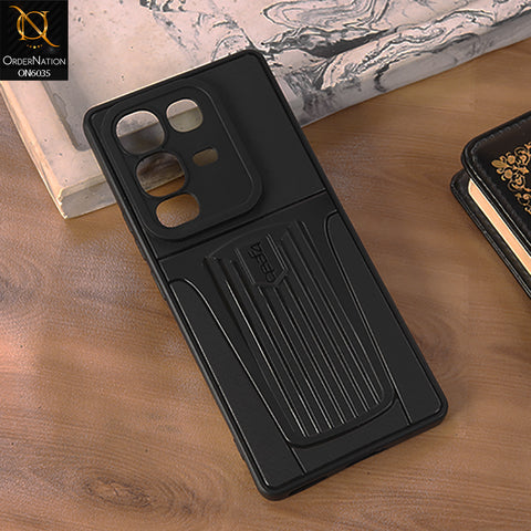 Infinix Note 50 Pro 4G Cover - Black - Premium Shockproof Matte Silicone Phone Case with Camera Protection