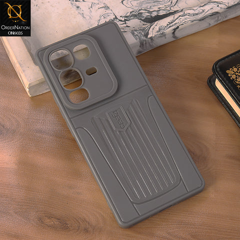 Infinix Note 50 Pro 4G Cover - Gray - Premium Shockproof Matte Silicone Phone Case with Camera Protection