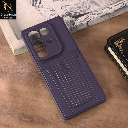 Infinix Note 50 4G Cover - Purple - Premium Shockproof Matte Silicone Phone Case with Camera Protection