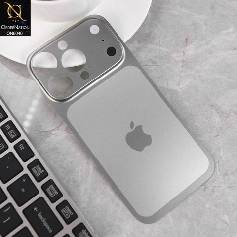 iPhone 16 Pro Max Cover - Gray -  Face Lift Matte Back Protector for iPhone 16 Pro Max Convert to iPhone 17 Pro Max
