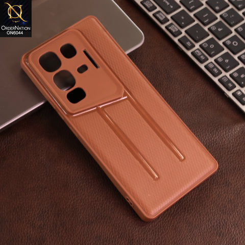 Infinix Note 50 Pro 4G - Brown -  New Soft Silicone Case With Camera Protection