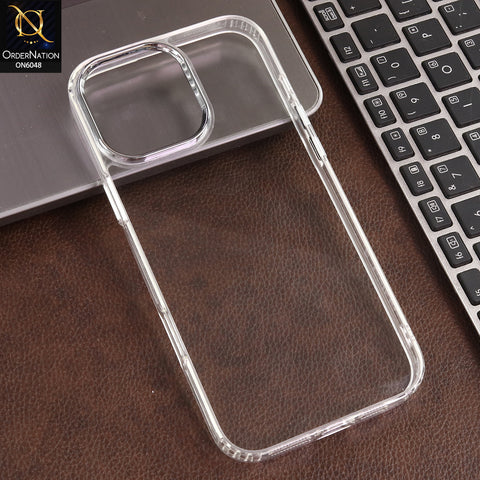 iPhone 16 Pro Cover  - Transparent - Hybrid Acrylic Back Case with Shockproof Protection and Sleek Clear Design