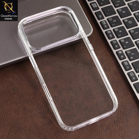 iPhone 17 Pro Cover  - Transparent - Hybrid Acrylic Back Case with Shockproof Protection and Sleek Clear Design