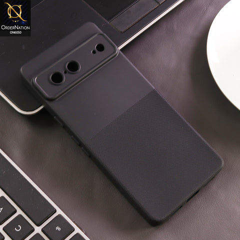 Google Pixel 7 Cover - Black - New Shockproof Textured Grip Silicone Cover With Premium Micro-Dot Textured Case