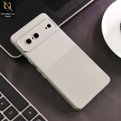 Google Pixel 7 Cover - Gray - New Shockproof Textured Grip Silicone Cover With Premium Micro-Dot Textured Case