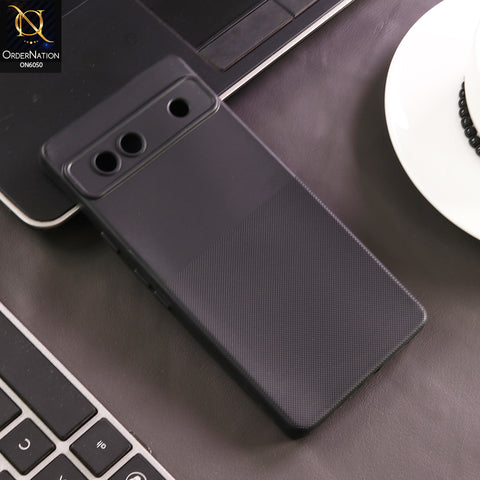 Google Pixel 7a Cover - Black - New Shockproof Textured Grip Silicone Cover With Premium Micro-Dot Textured Case