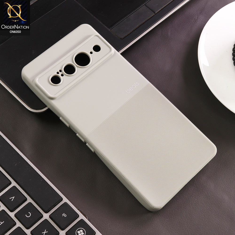 Google Pixel 7 Pro Cover - Gray - New Shockproof Textured Grip Silicone Cover With Premium Micro-Dot Textured Case