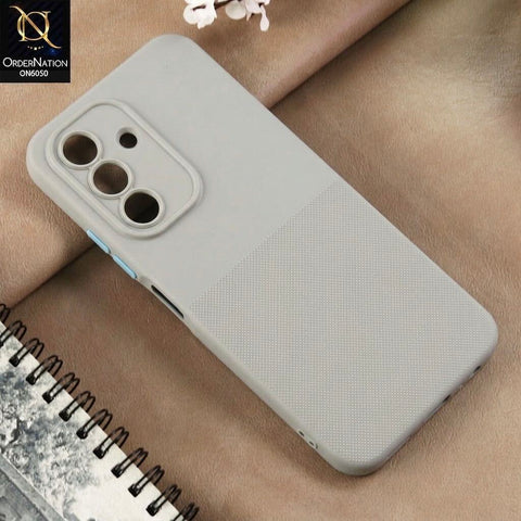 Samsung Galaxy A17 Cover - Gray - New Shockproof Textured Grip Silicone Cover With Premium Micro-Dot Textured Case