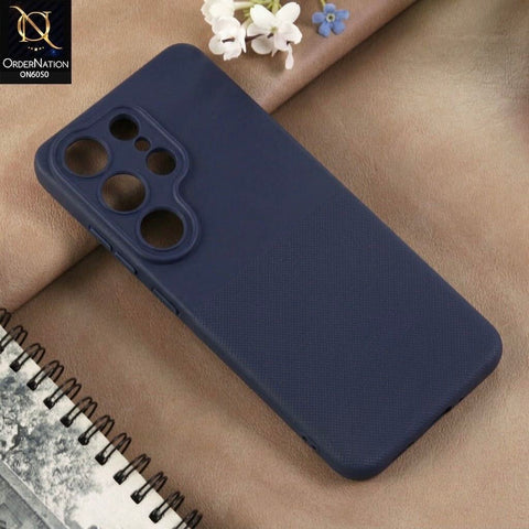 Samsung Galaxy S26 Ultra Cover - Blue - New Shockproof Textured Grip Silicone Cover With Premium Micro-Dot Textured Case