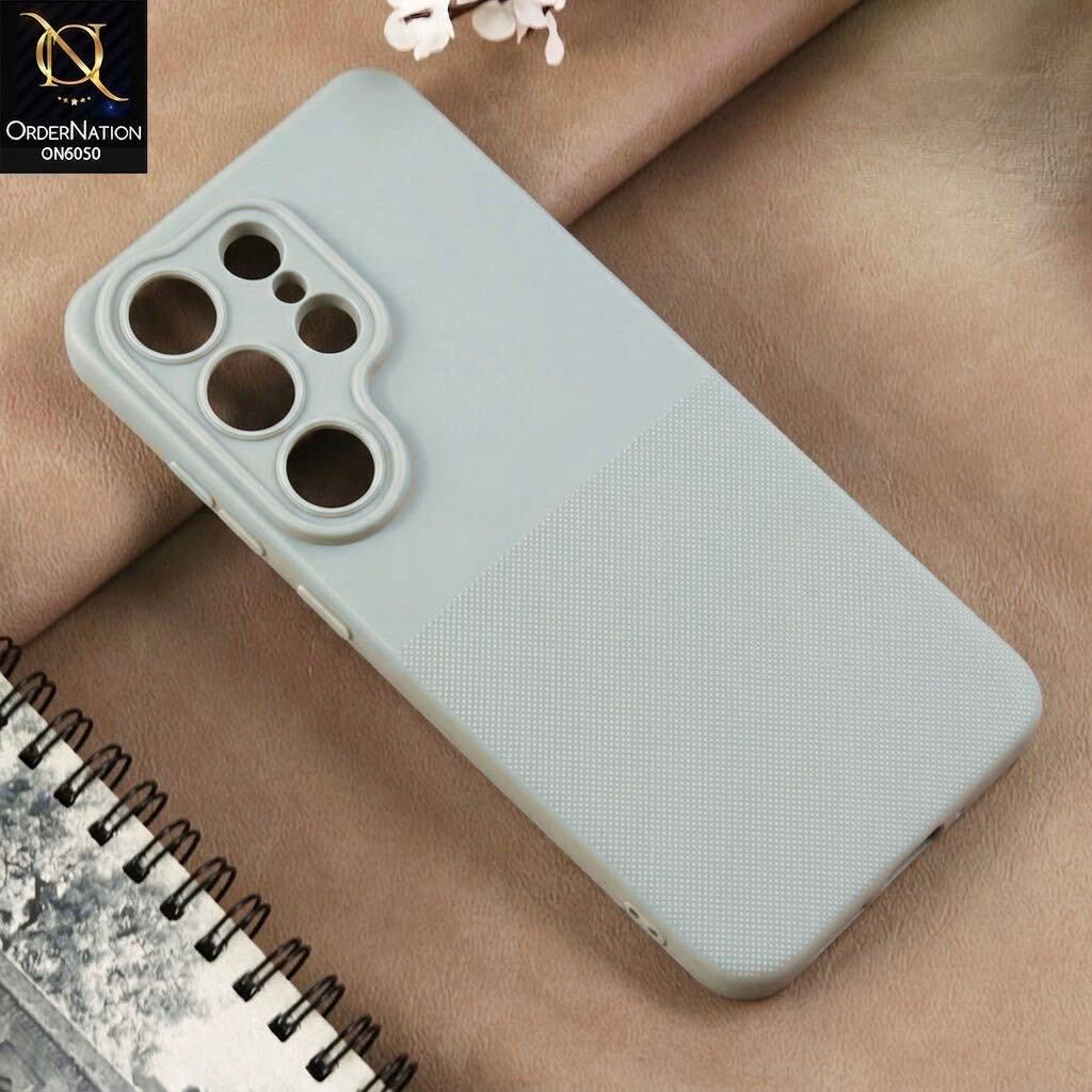 Samsung Galaxy S26 Ultra Cover - Gray - New Shockproof Textured Grip Silicone Cover With Premium Micro-Dot Textured Case
