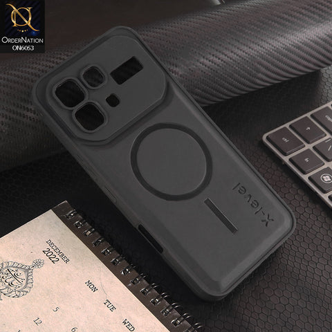 Infinix Note 60 Cover - Black -  New Trendy Butterfly Moeity Glitter Soft Borders Shiny Case